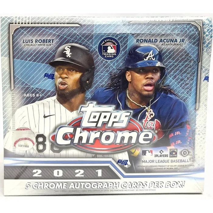 2021 Topps Chrome Baseball Hobby Jumbo Box