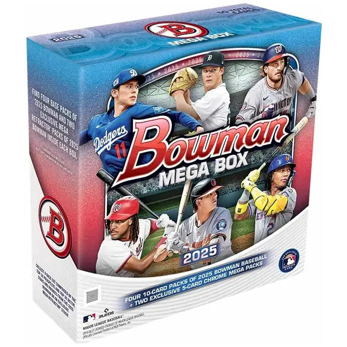 2025 Topps Bowman Baseball Trading Cards Mega Box