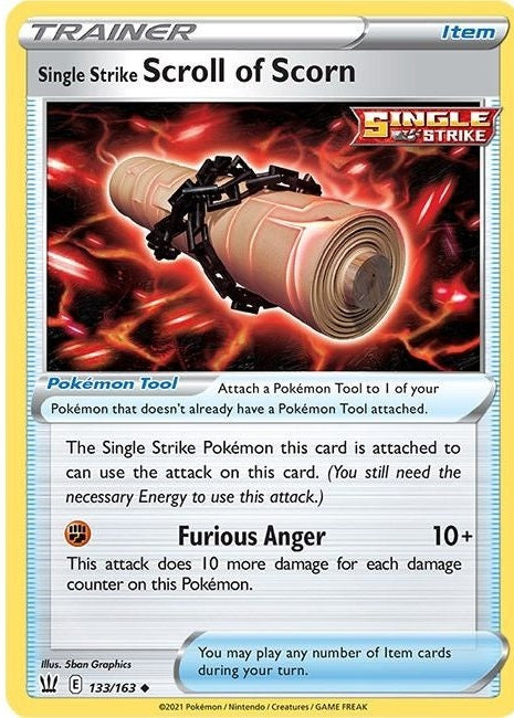 Single Strike Scroll of Scorn