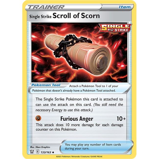 Single Strike Scroll of Scorn