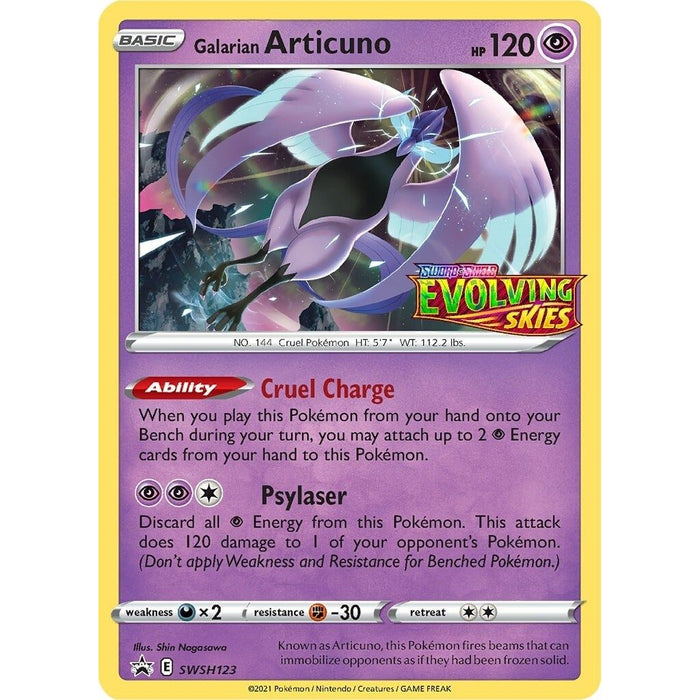 Galarian Articuno - SWSH123 (Prerelease)