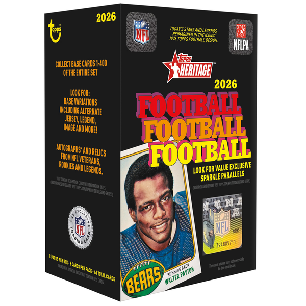 2026 Topps Football Heritage Value Box