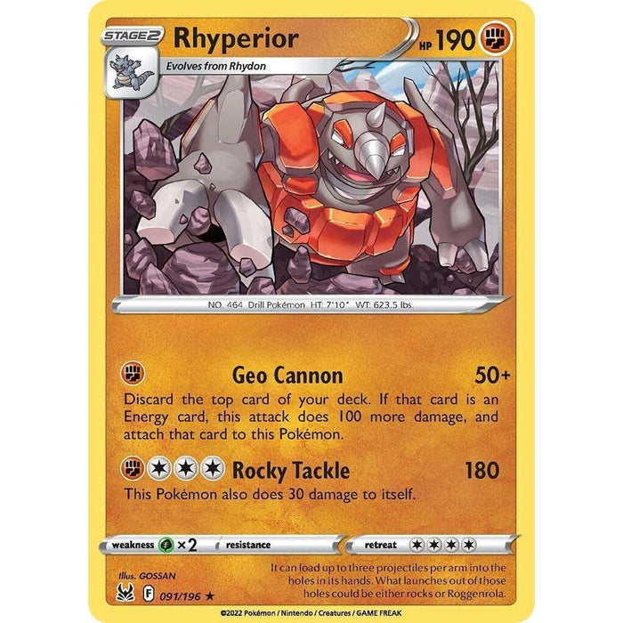 Rhyperior [SWSH11 - 091/196]