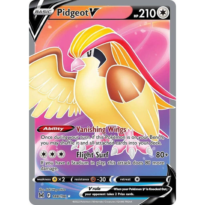Pidgeot V (Full Art) [SWSH11 - 188/196]
