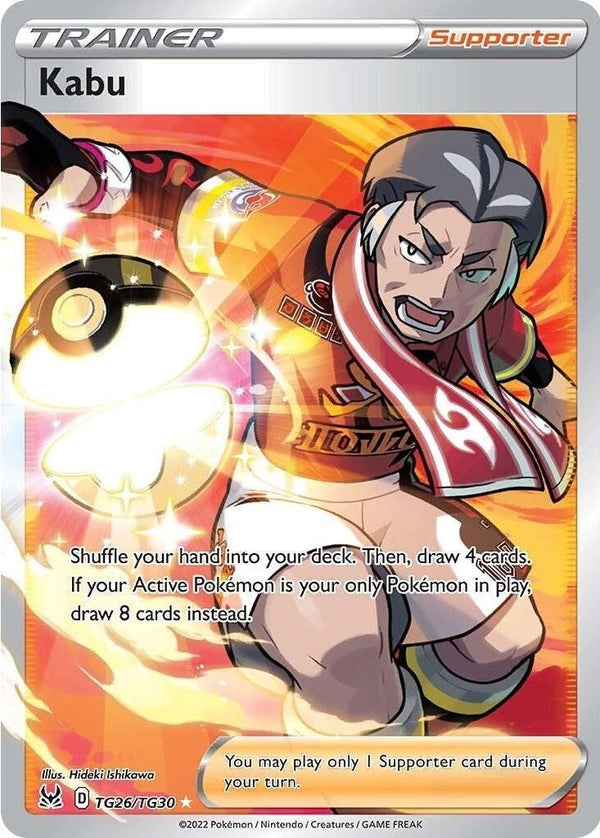 Kabu - TG26/TG30 Ultra Rare Pokémon card from Lost Origin Trainer Gallery, Near Mint Holofoil