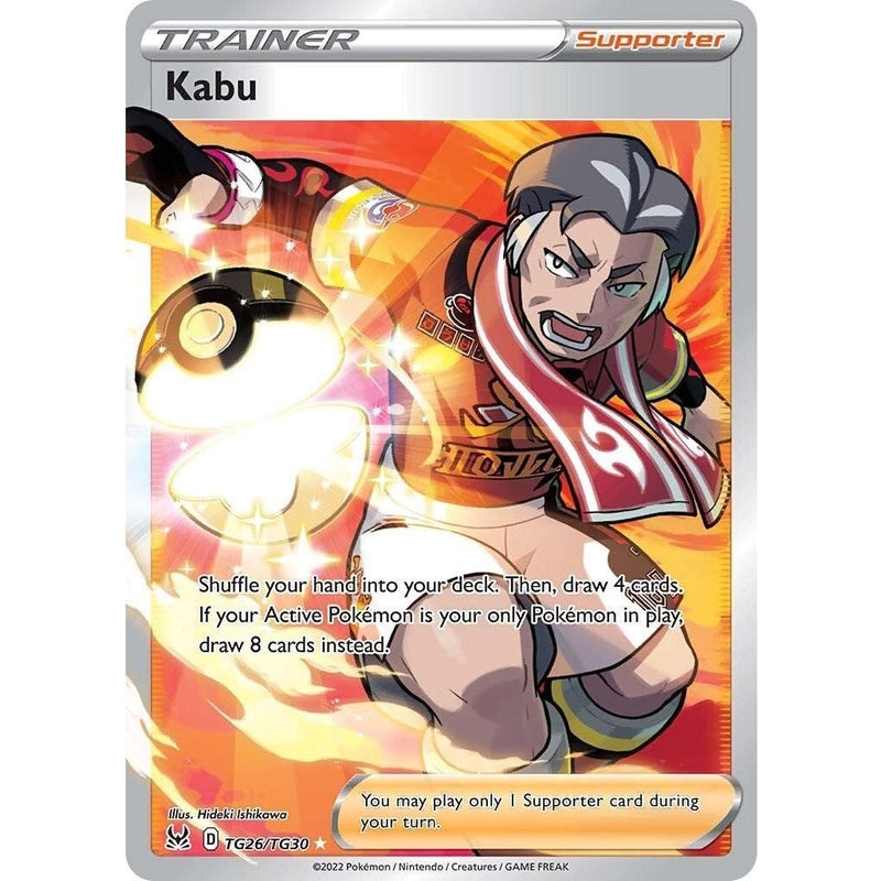 Kabu - TG26/TG30 Ultra Rare Pokémon card from Lost Origin Trainer Gallery, Near Mint Holofoil