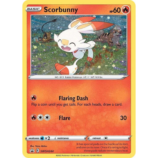 Scorbunny - SWSH244 (Cosmos Holo) [SWSD - SWSH244]