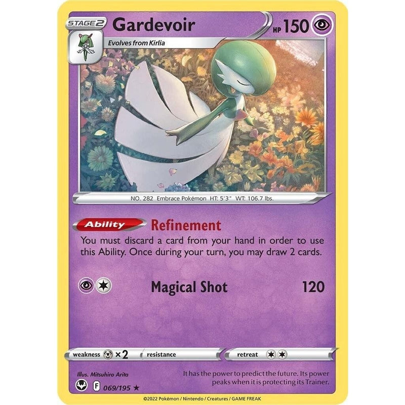 Gardevoir - 069/195 Rare Pokémon card from Silver Tempest, Near Mint Normal