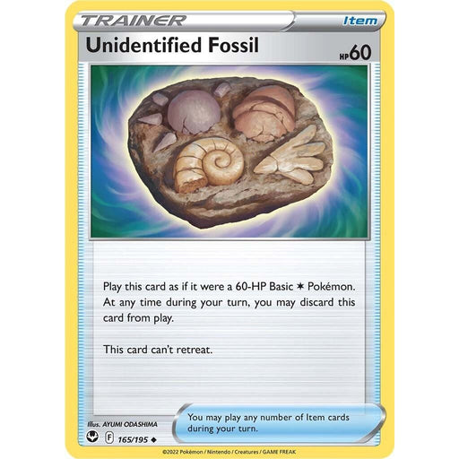 Unidentified Fossil