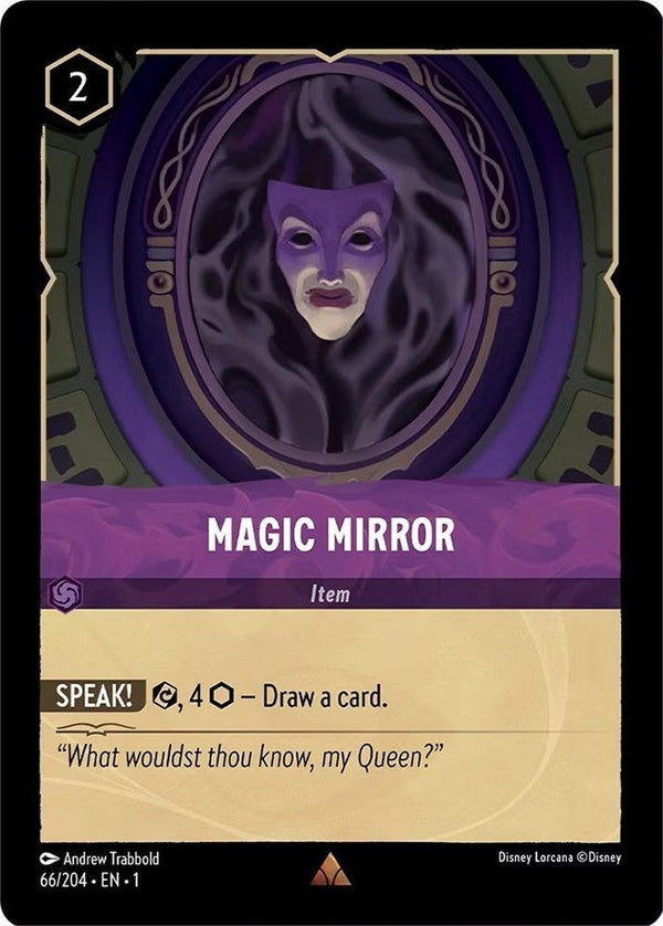 Magic Mirror - 66/204 Rare Disney Lorcana card from The First Chapter, Near Mint Normal