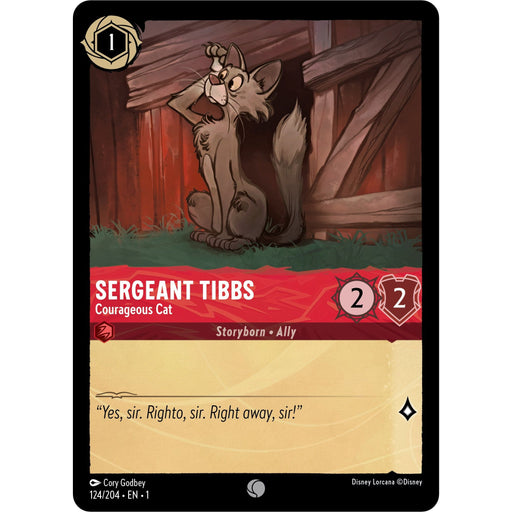 Sergeant Tibbs - Courageous Cat