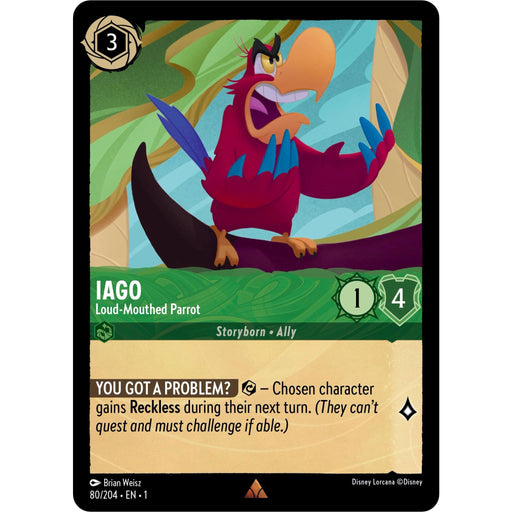 Iago - Loud-Mouthed Parrot