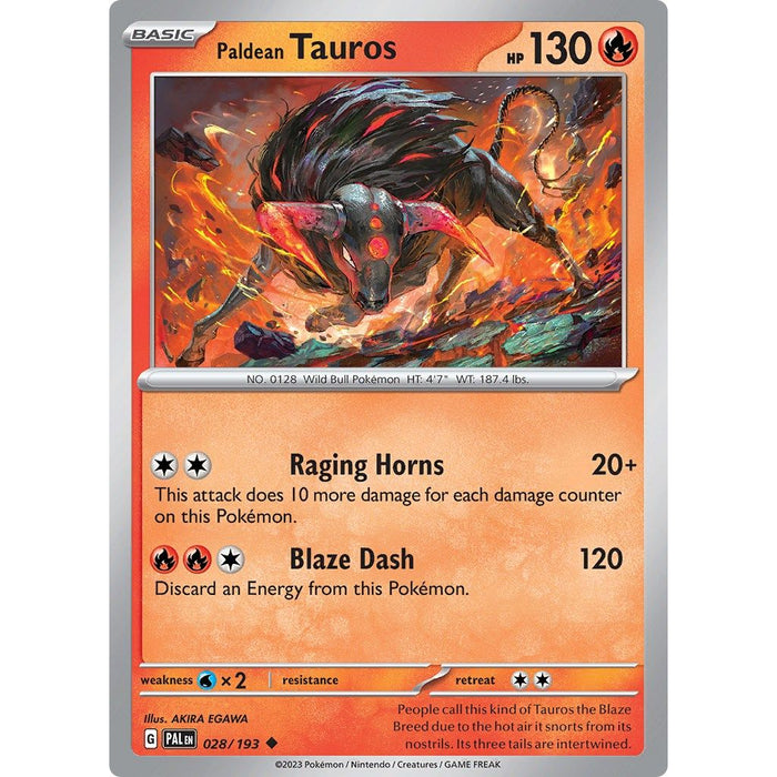 Paldean Tauros - 028/193