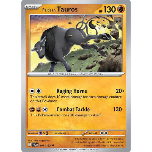Paldean Tauros - 108/193