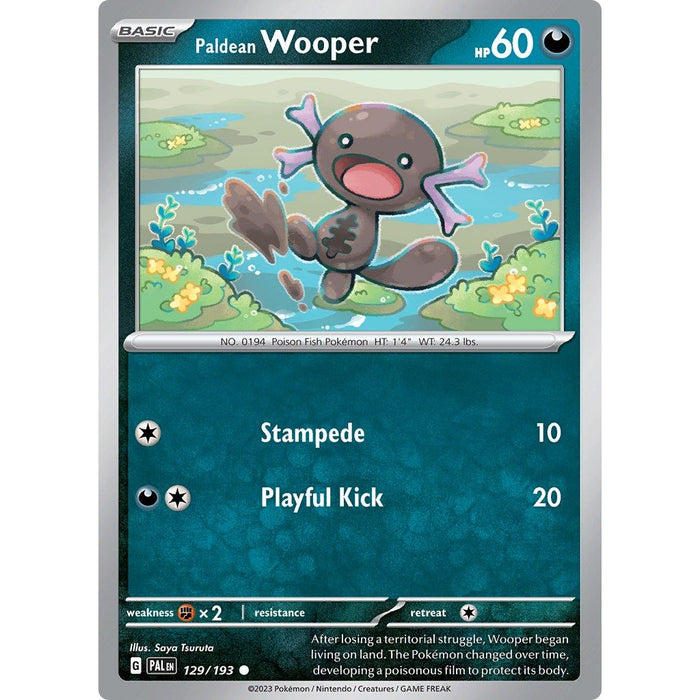 Paldean Wooper - 129/193 [PAL - 129/193]
