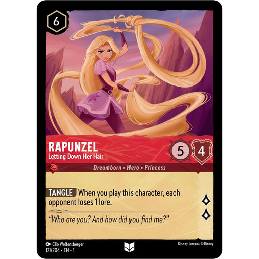 Rapunzel - Letting Down Her Hair