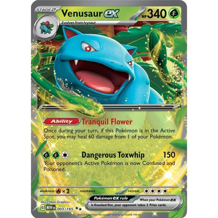 Venusaur ex - 003/165 [MEW - 003/165]