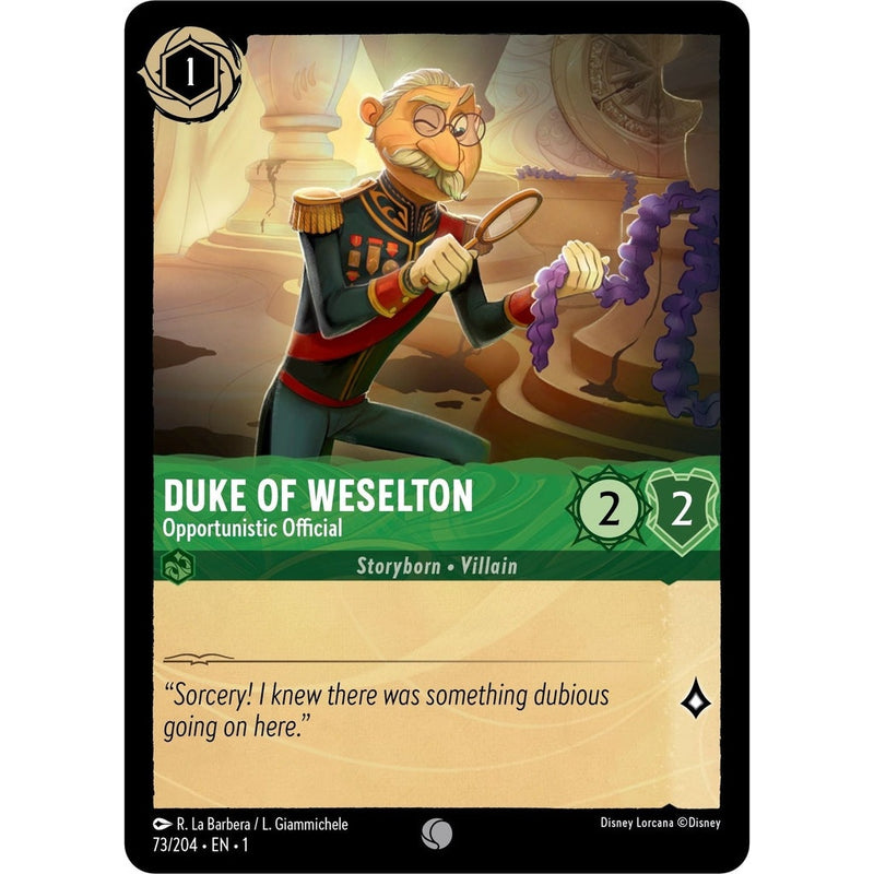 Duke of Weselton - Opportunistic Official