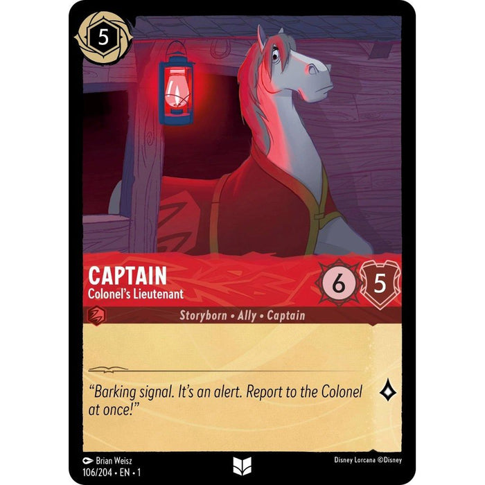 Captain - Colonel's Lieutenant