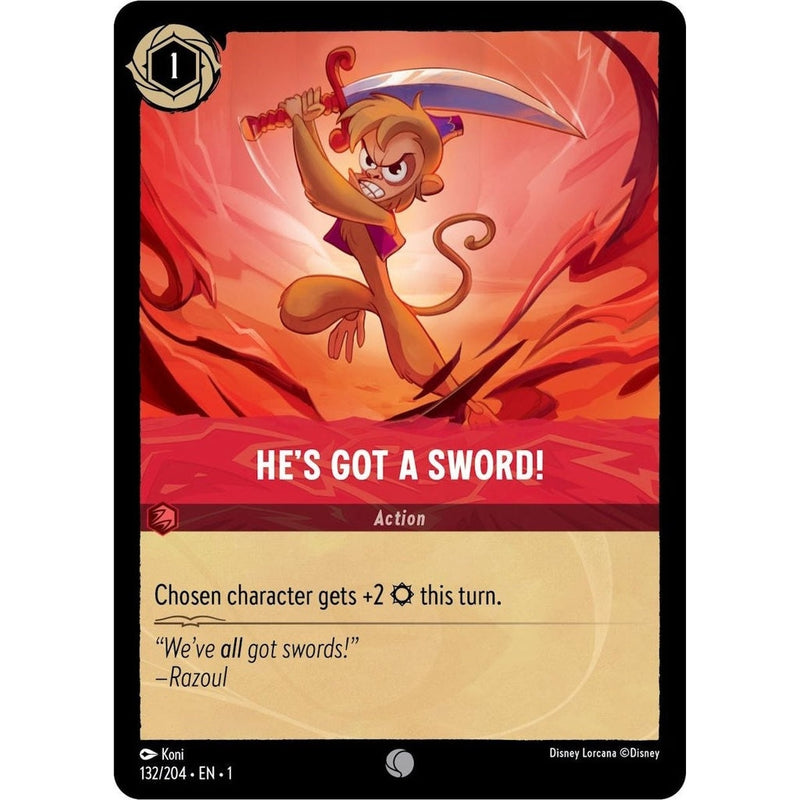 He's Got A Sword!