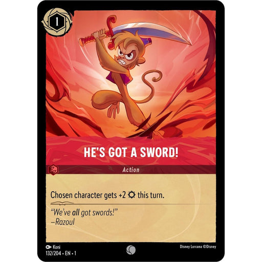 He's Got A Sword!