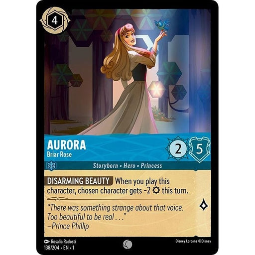 Aurora - Briar Rose - 138/204 Common Disney Lorcana card from The First Chapter, Near Mint Normal