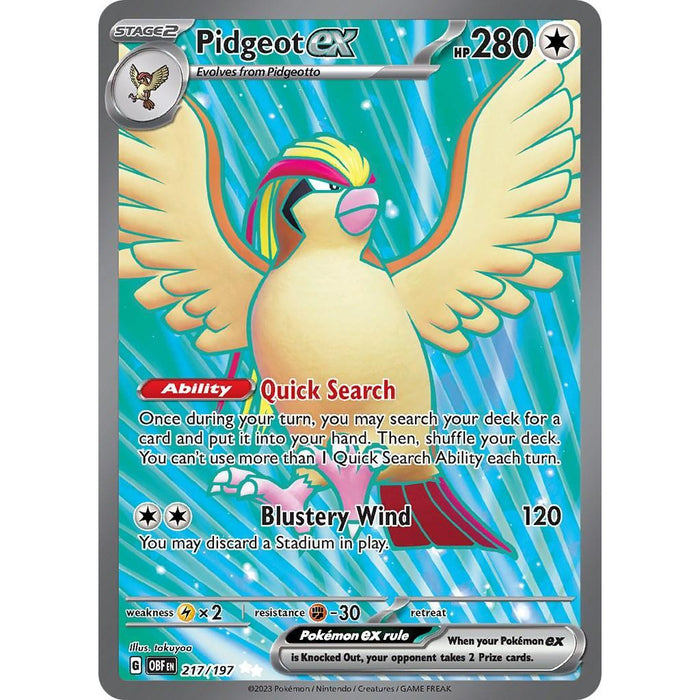 Pidgeot ex - 217/197 [OBF - 217/197]
