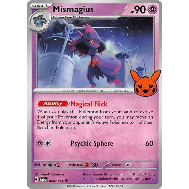 Mismagius - 088/193 Uncommon Pokémon card from Trick or Trade BOOster Bundle 2023, Near Mint Normal