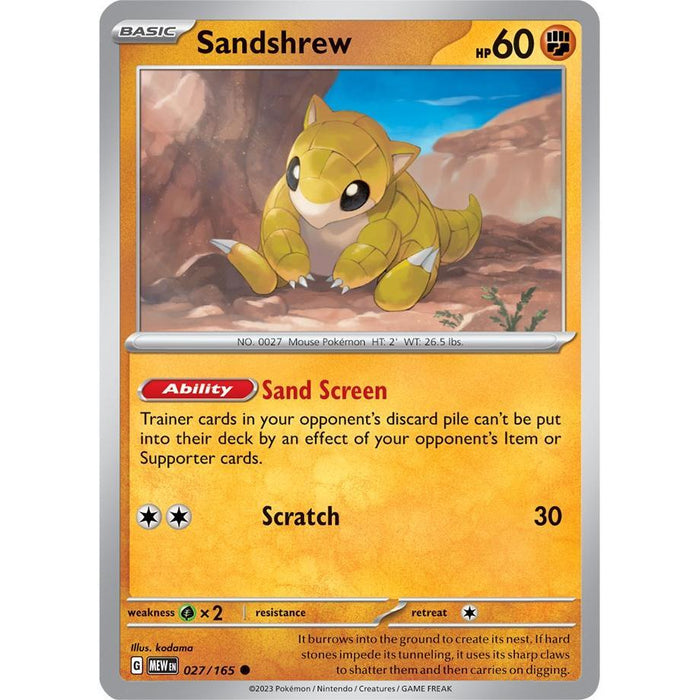 Sandshrew [MEW - 027/165]