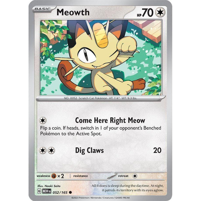 Meowth [MEW - 052/165]