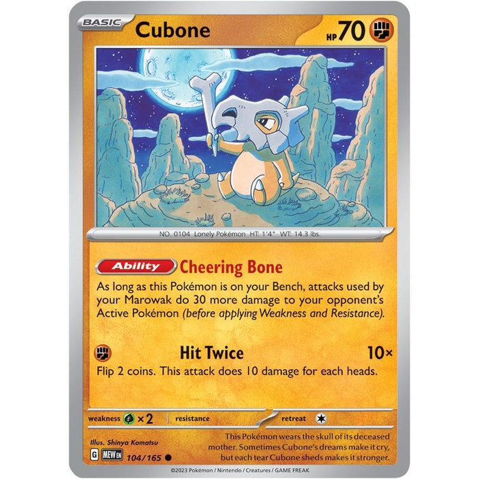 Cubone [MEW - 104/165]