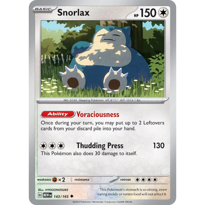 Snorlax [MEW - 143/165]
