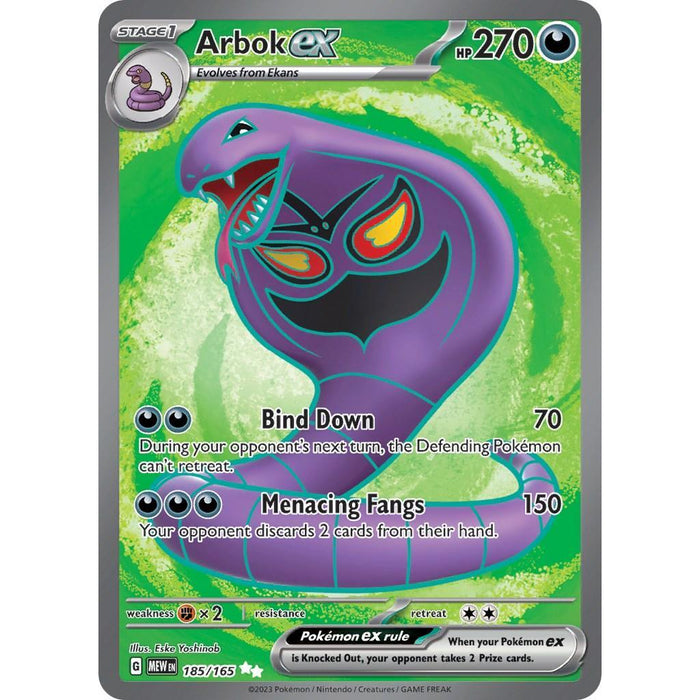 Arbok ex - 185/165 [MEW - 185/165]