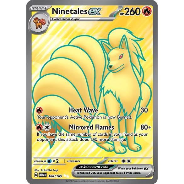 Ninetales ex - 186/165 [MEW - 186/165]
