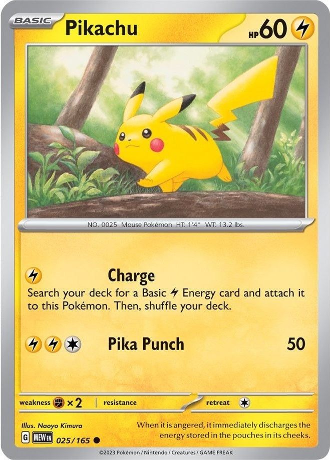 Pikachu - 025/165