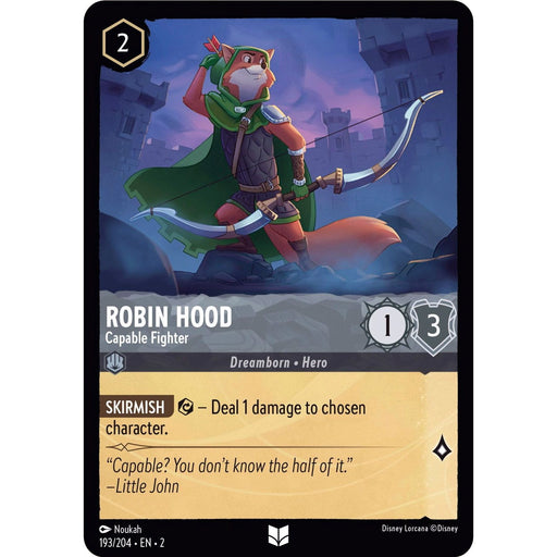 Robin Hood - Capable Fighter