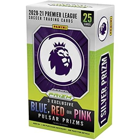 2020-21 Panini Prizm Premier League Cards Blaster Cereal Box