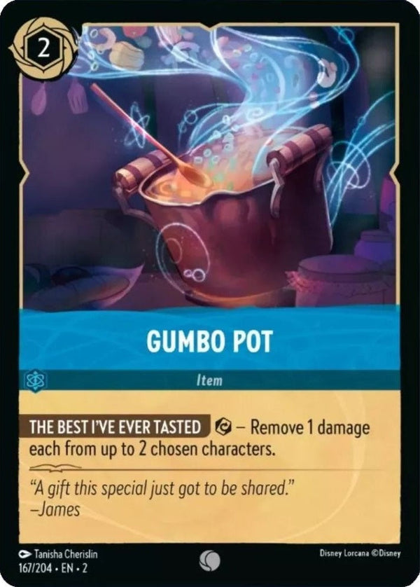 Gumbo Pot - 167/204 Common Disney Lorcana card from Rise of the Floodborn, Near Mint Normal