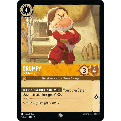 Grumpy - Bad-Tempered