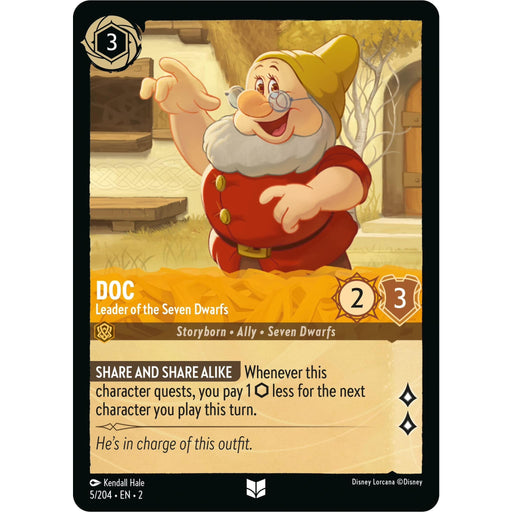 Doc - Leader of the Seven Dwarfs