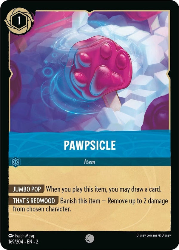 Pawpsicle - 169/204 Common Disney Lorcana card from Rise of the Floodborn, Near Mint Normal