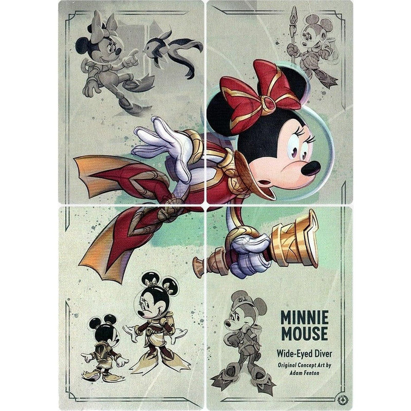 Minnie Mouse - Wide-Eyed Diver Puzzle Insert (Set of 4)