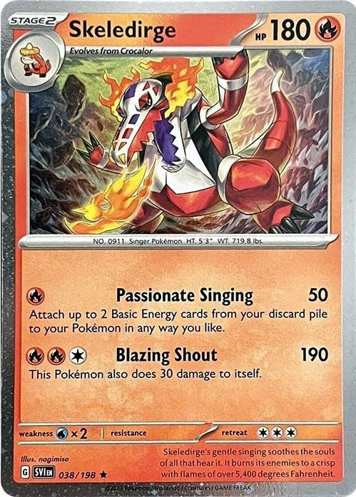 Skeledirge - 038/198 (Cosmos Holo)