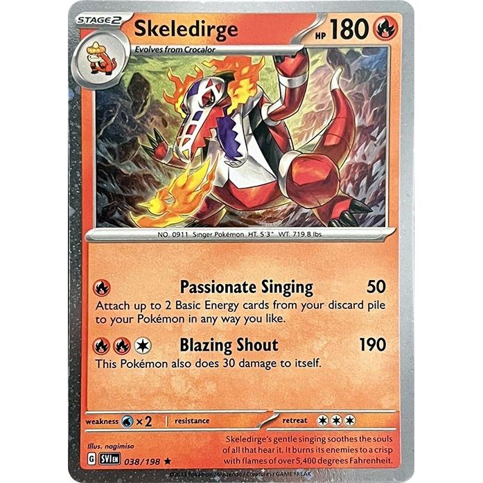 Skeledirge - 038/198 (Cosmos Holo)
