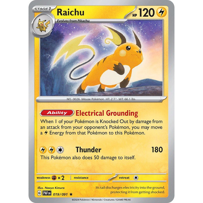 Raichu - 019/091 [PAF - 019/091]