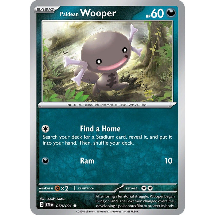 Paldean Wooper - 058/091