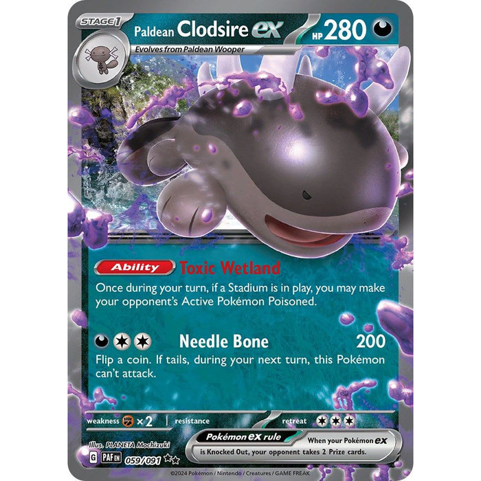 Paldean Clodsire ex - 059/091 [PAF - 059/091]