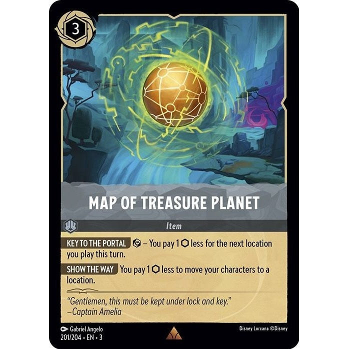 Map of Treasure Planet