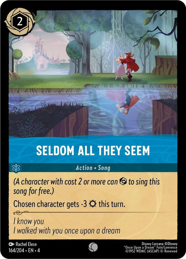 Seldom All They Seem - 164/204 Common Disney Lorcana card from Ursula's Return, Near Mint Normal