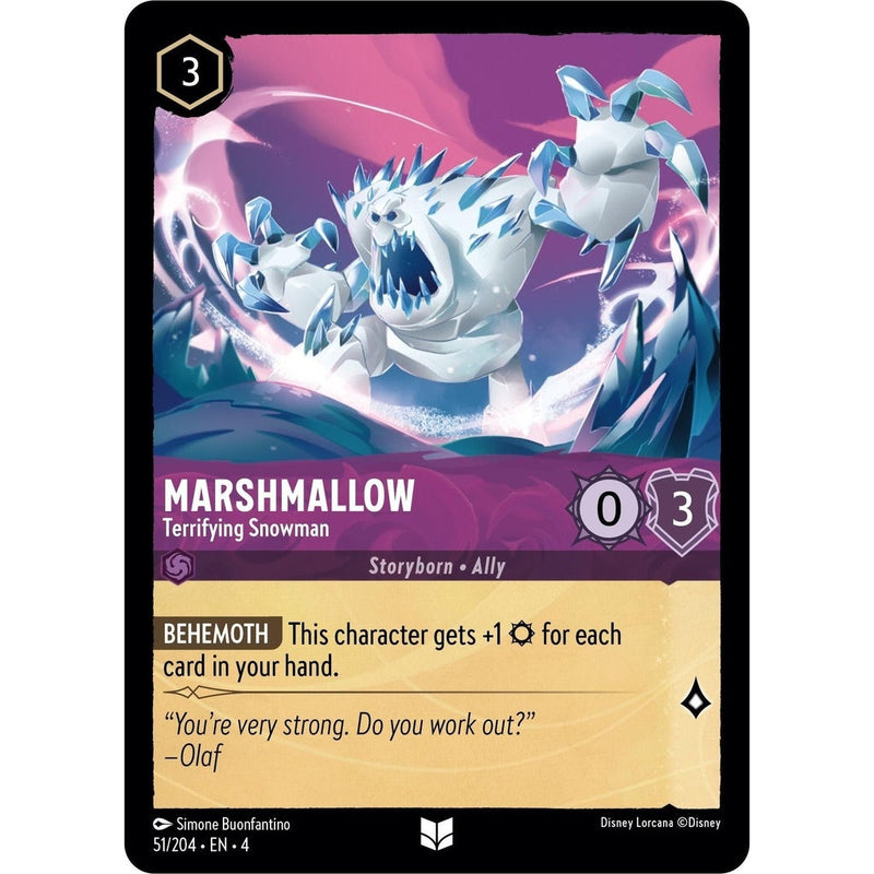 Marshmallow - Terrifying Snowman